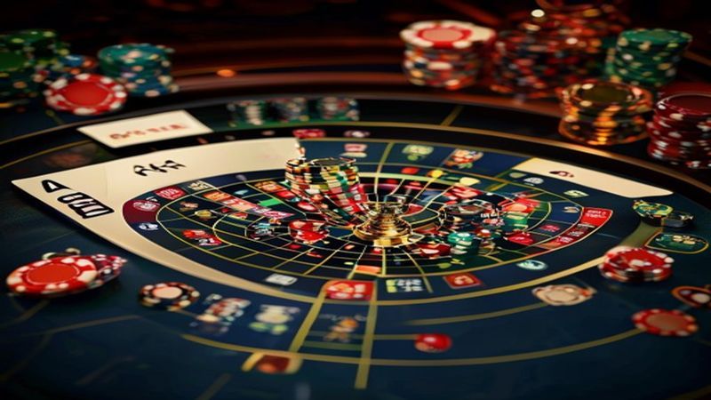 Bàn live baccarat: chọn Banker, Player hoặc Tie trước khi ván bắt đầu